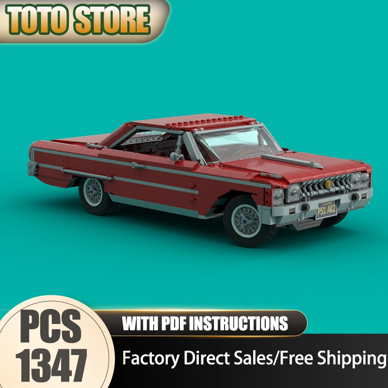 

Moc Building Bricks 1963 Speed Champions Car Model Technology Modular Super Sports Car Blocks Gifts Christmas Toys DIY Assembly