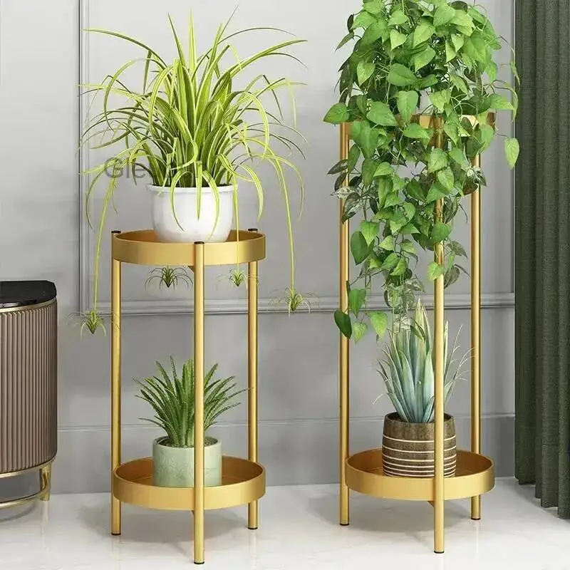 Modern Stand Flower Light Minimalist Aesthetics Luxury Balcony Art Flowers Stand Decorations Designer Unique Muebles Furniture