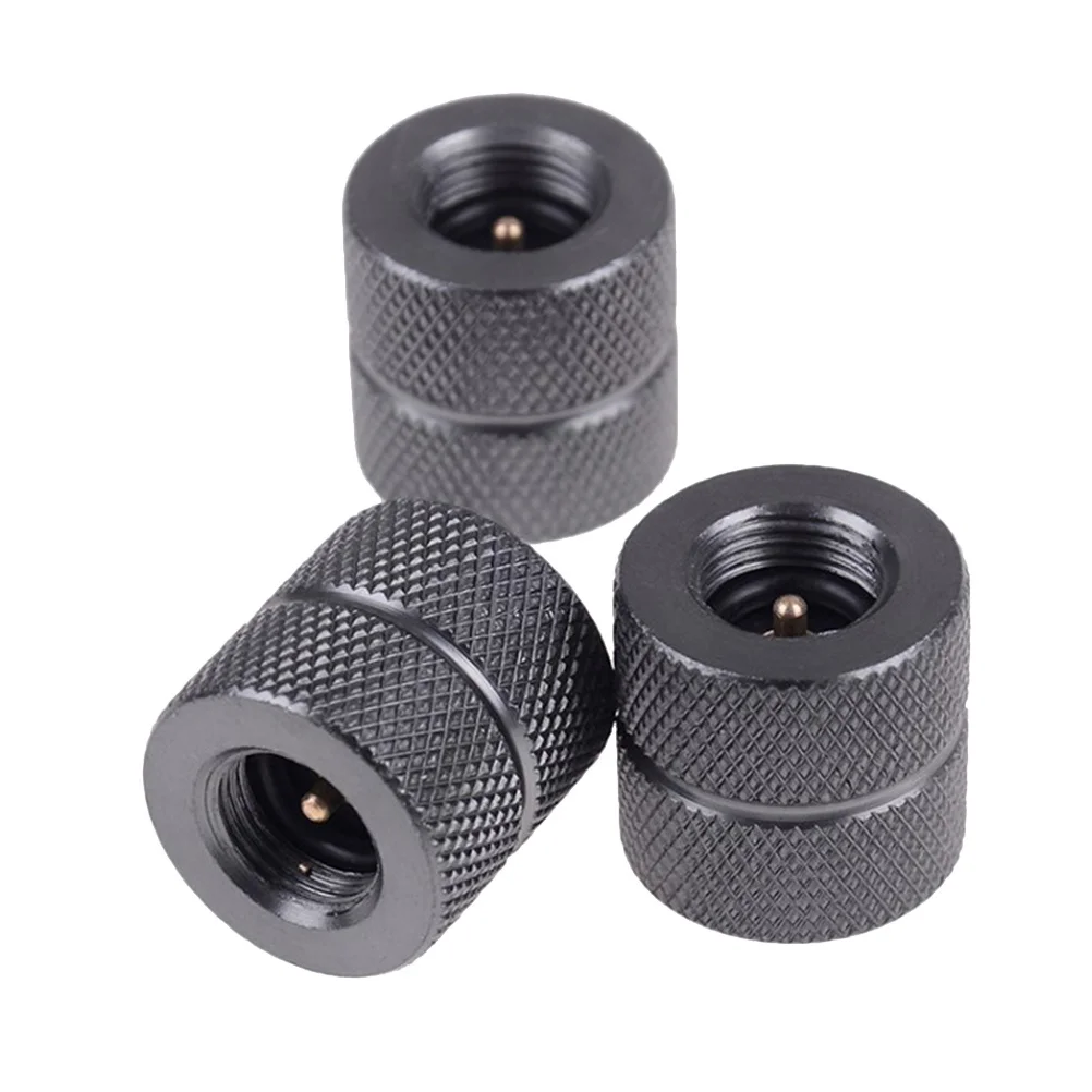 

3Pcs Combustion Furnace Adapter Gas Stove Head Connector Flat Tank to Long Cylinders Nozzle Screw Automatic Closing Function