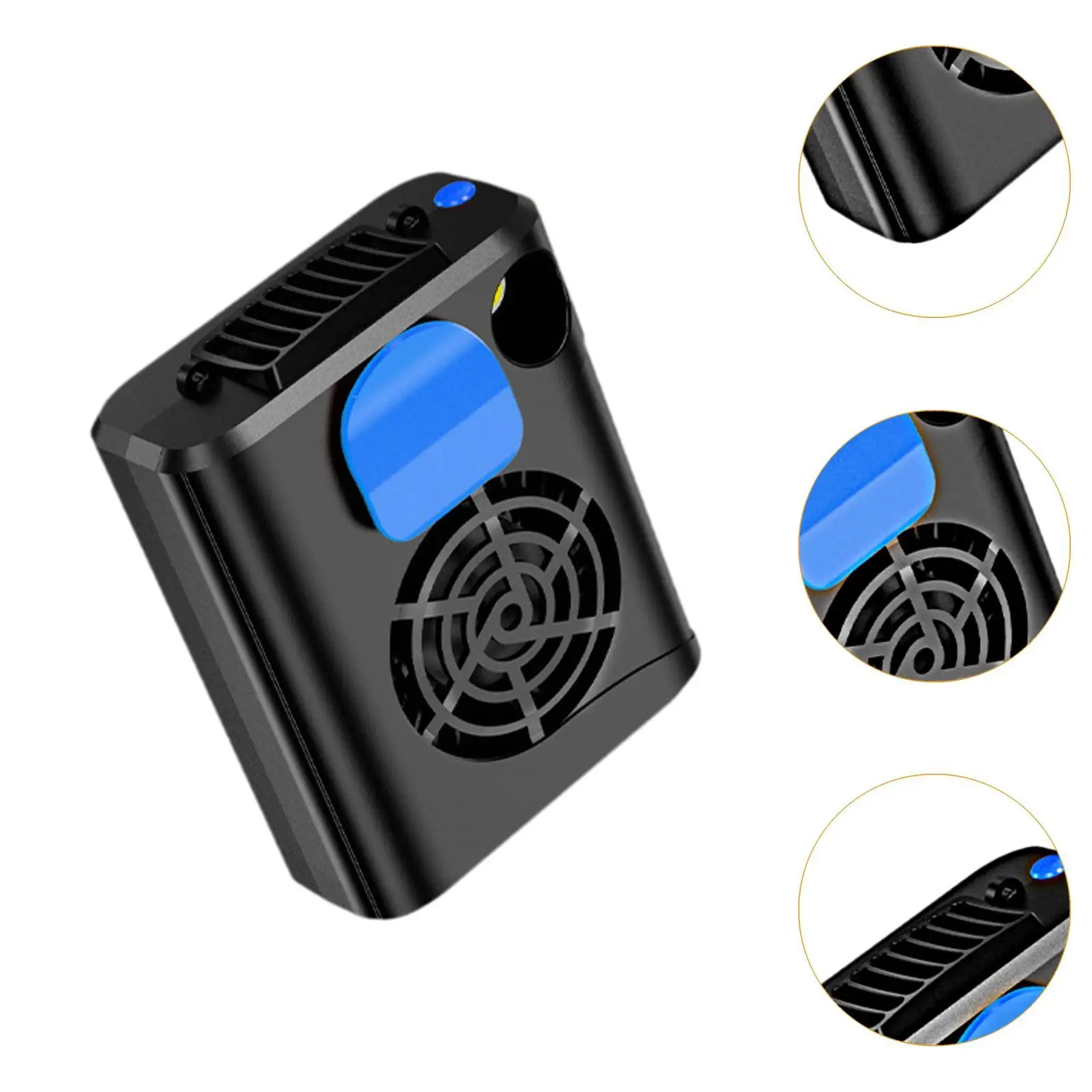 مروحة خصر متعددة الأغراض لتبريد سطح المكتب، مروحة رقبة معلقة عملية، 3 سرعات قابلة للتعديل للبستنة الخارجية، هدية مكتب الصيد