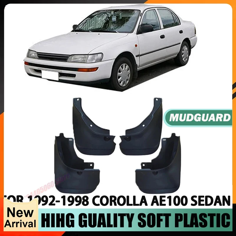 Car Front and Rear Wheel Special Fender Splash Retort For 1992-1998 Toyota Corolla AE100 Sedan