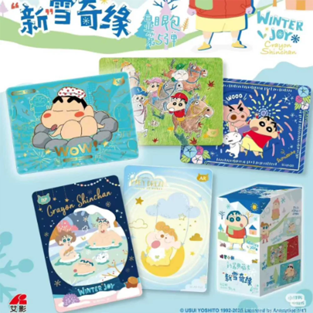 

Genuine KAYOU Crayon Shin-chan Collectible Cards, Popular Signature Pack, Anime Collectible Toy Gifts