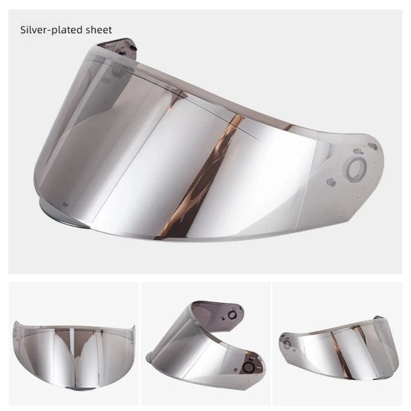 Daily Use Full Face Lens Cover, Face for SOMAN Helmet, Curved Plastic Front Panel for Road Coverage Update Part and X37F