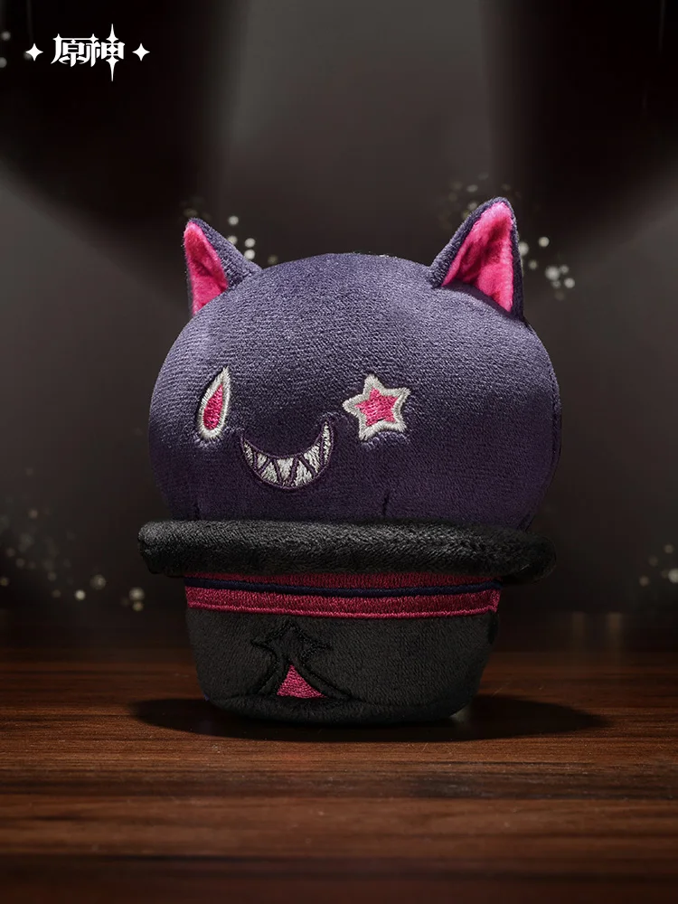 ليني القطيفة دمية المفاتيح الرسمية لعبة Genshin Impact Merch مضحك القط قلادة تأثيري الدعامة لهدايا Doujin عيد الميلاد