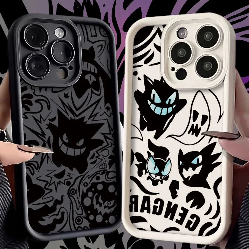 Per Xiaomi POCO X6 X5 X4 GT F3 F4 F5 M6 Pro X3 NFC Mi 13T 12T 11T 13 12 11 Lite 5G NE Case Pokemon Gengar custodie per telefoni in Silicone