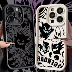 For Xiaomi POCO X6 X5 X4 GT F3 F4 F5 M6 Pro X3 NFC Mi 13T 12T 11T 13 12 11 Lite 5G NE Case Pokemon Gengar Silicone Phone Cases