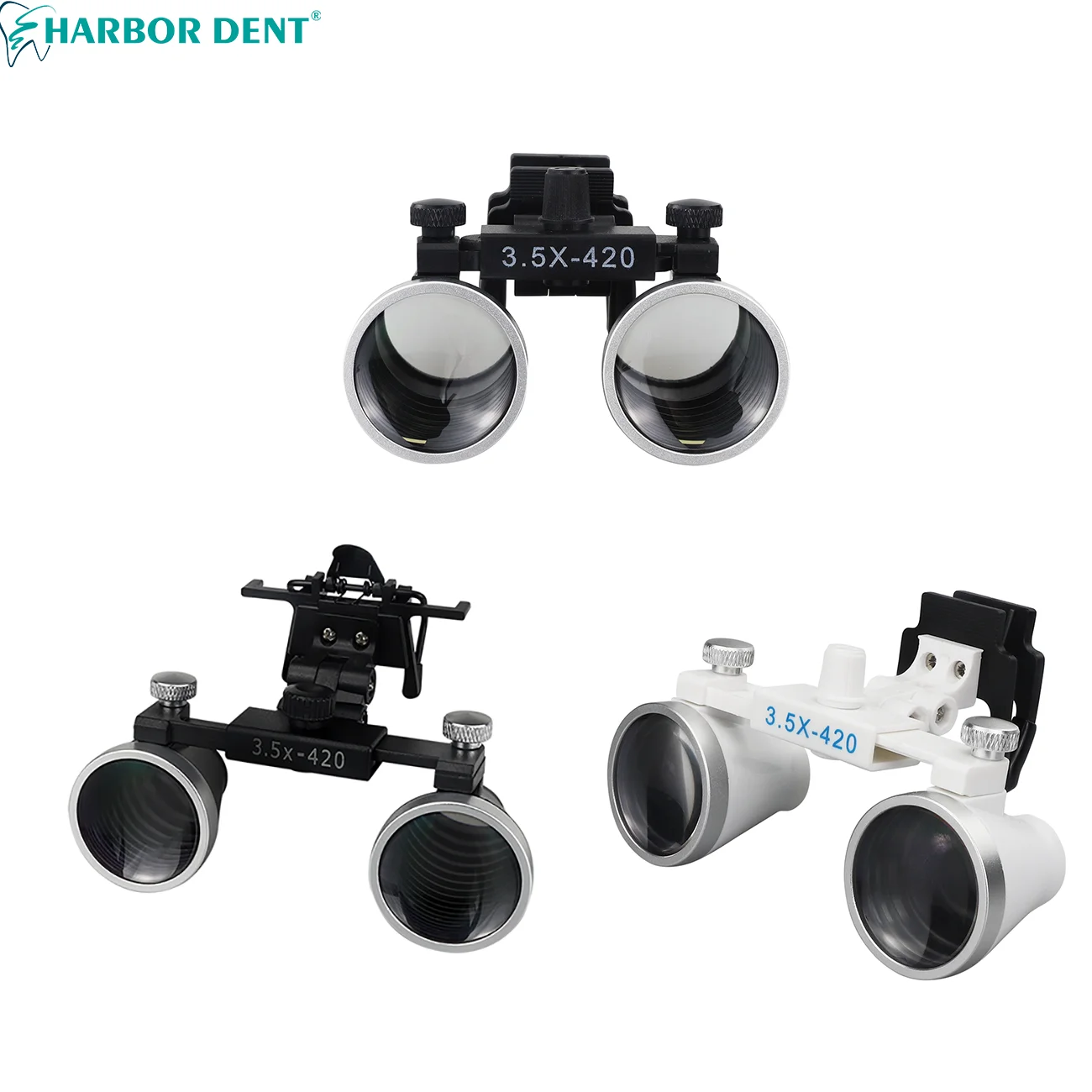 Dental Loupes 2.5X 3.5X Binoculars Magnifier with Glasses Clip For Surgery Medical Operation Dentist Magnifying Glasses