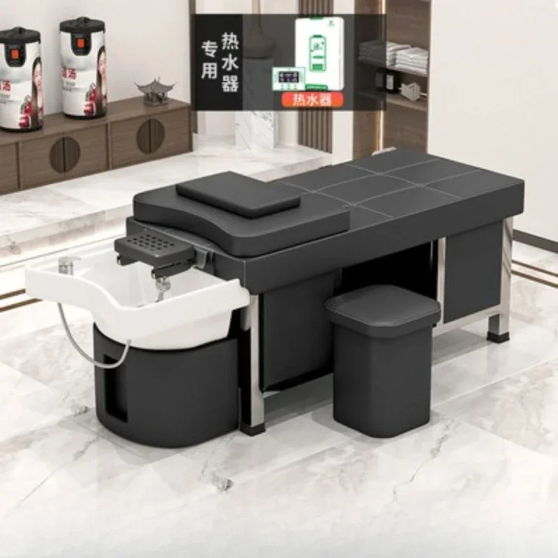 Thai Smart Water Cycle Estetica Barbiere Sedia da lavaggio Cosmetico Testa per capelli giapponese Spa Salone di bellezza Terapia dell'acqua Poltrona reclinabile Cadeira