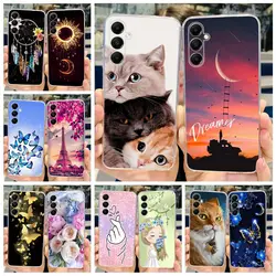 For Samsung Galaxy A05s Case SM-A057F Cute Cat Cartoon Cover Clear Silicone Phone Case For Samsung A05s A 05s Soft Fundas Bumper