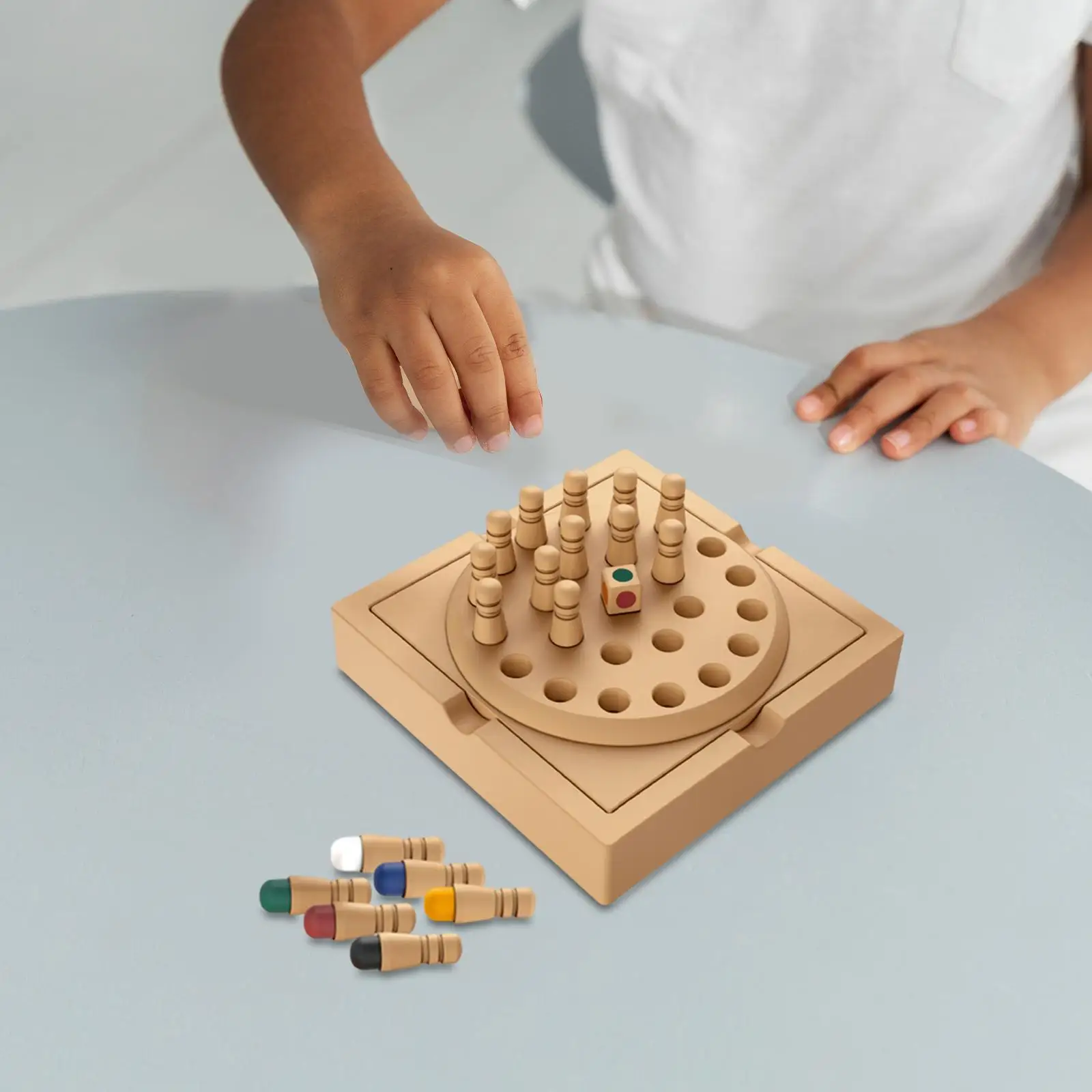 

Solitaire Game Strategy Family Game Single Chess Toy for Adults Teens Family
