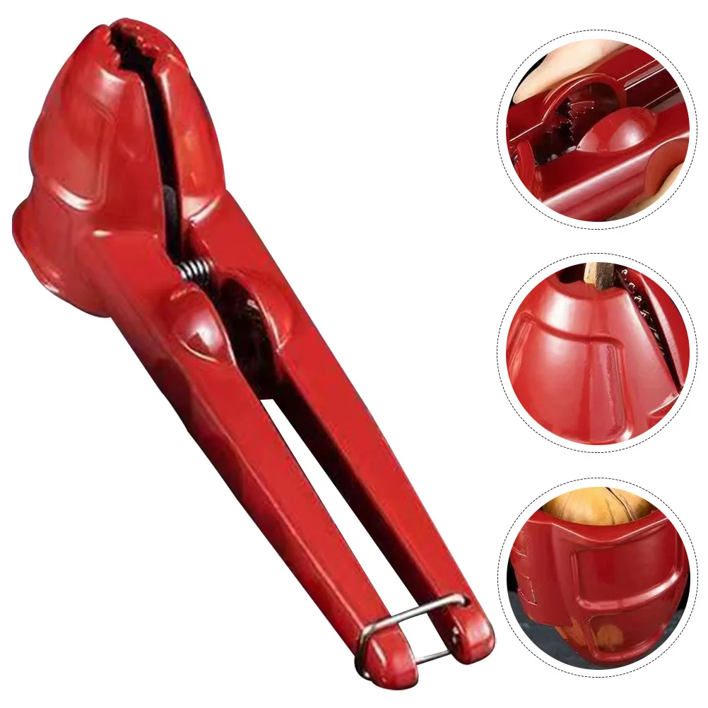 

Сверхмощный Щелкунчик, инструмент для шелушения, портативный алюминиевый зажим для открывания грецких орехов, крабов, сухофруктов, кухонный аксессуар