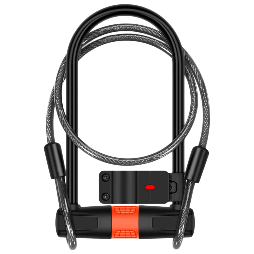 

1Set Bike U-Shaped Lock Anti Theft Chain Lock Steel Cable Thick Alloy Steel Beam Long Locking Bike Motorcycle