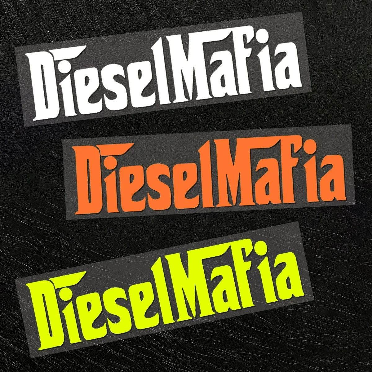 

Diesel Mafia Vinyl Reflective Car Stickers Auto Body Windshield Bumper Decor Automotive Accessories Motorcycle Helmet Moto Decal