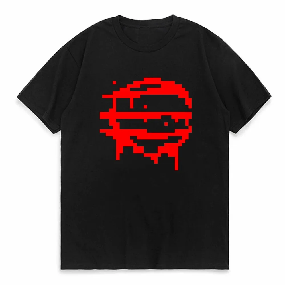 

Hotline Miami Video Game 50 Blessings Black Cotton T-Shirt Short Sleeve Retro Graphic Summer Short Sleeve Tee