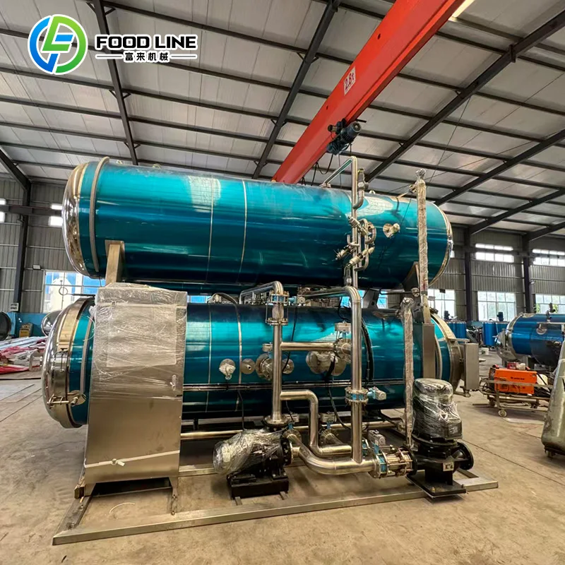 Food Sterilizers Steam Retort Autoclave for Canning Food in Metal Cans and Glass Jars