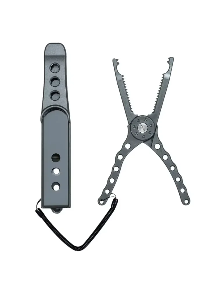 High-Index Plastic Fishing Pliers with Grip & Hook Removal Tool, Durable Catfish Gripper with Non-Slip Handle and Lanyard