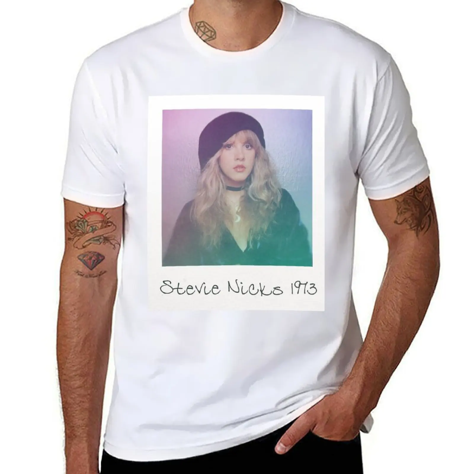 

Stevie Nicks Tusk 1973 T-Shirt graphic t shirts for man men t shirt cotton 100% T-Shirt