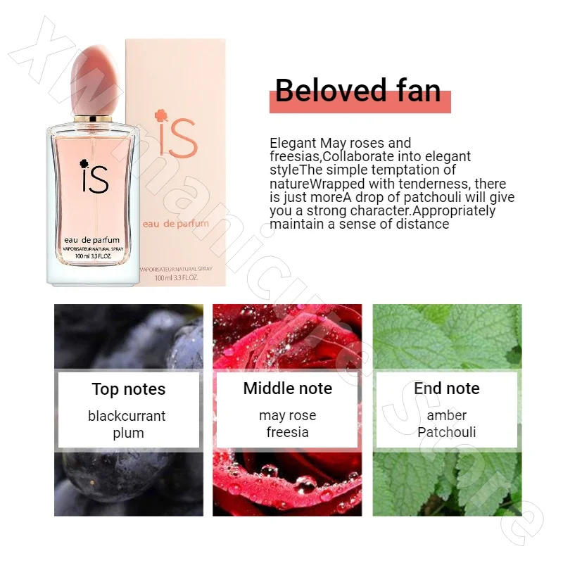 Beloved Women\'s Perfume Is A Natural Fresh and Long-lasting Light Fragrance with A Distinctive Unique Elegant and Sweet Scent