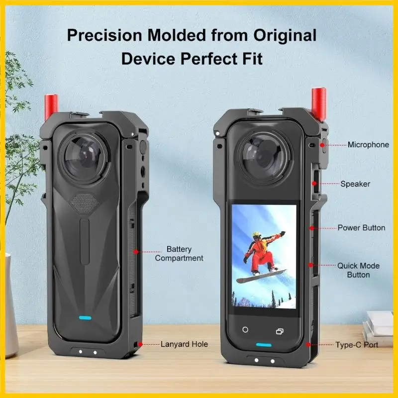 مكافحة قفص القفص المعدني لـ 360 Sports Camera Guard Shell