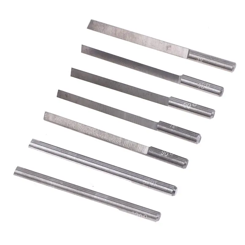 Pneumatic Graver Accessories Spatula Triangle Metal Blades DIY Making Tools Tungsten Steel Angle Cutter Engraving Knives Jewelry
