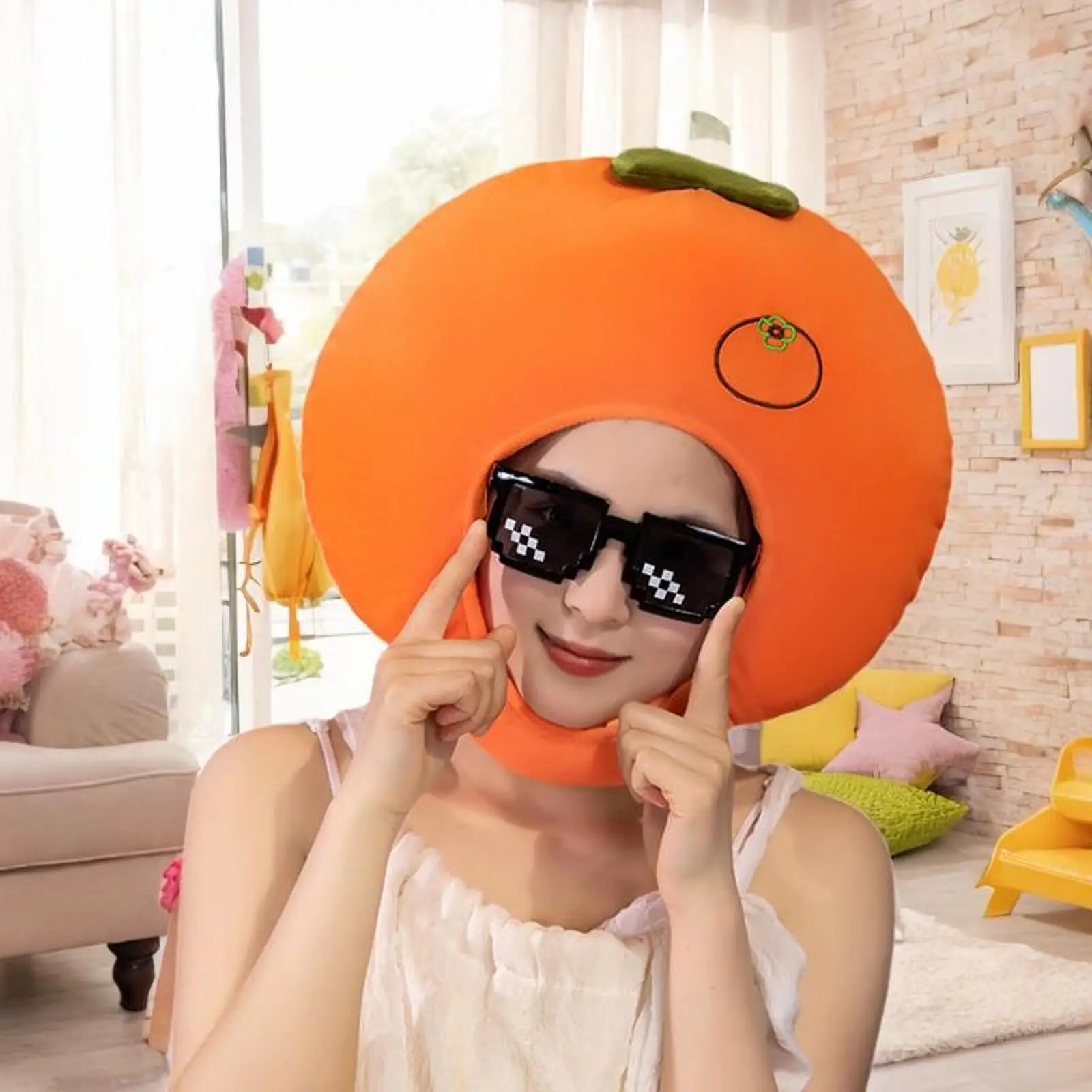 Chapéu de caqui capa de cabeça fotografia adereço adorável chapéu para carnaval fantasia vestido festivo role play para mulheres homens