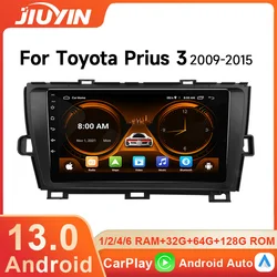 For Toyota Prius 3 XW30 2009-2015 Car Radio Android Multimedia Video Player GPS Navigation Carplay Touch Screen DSP Auto Stereo