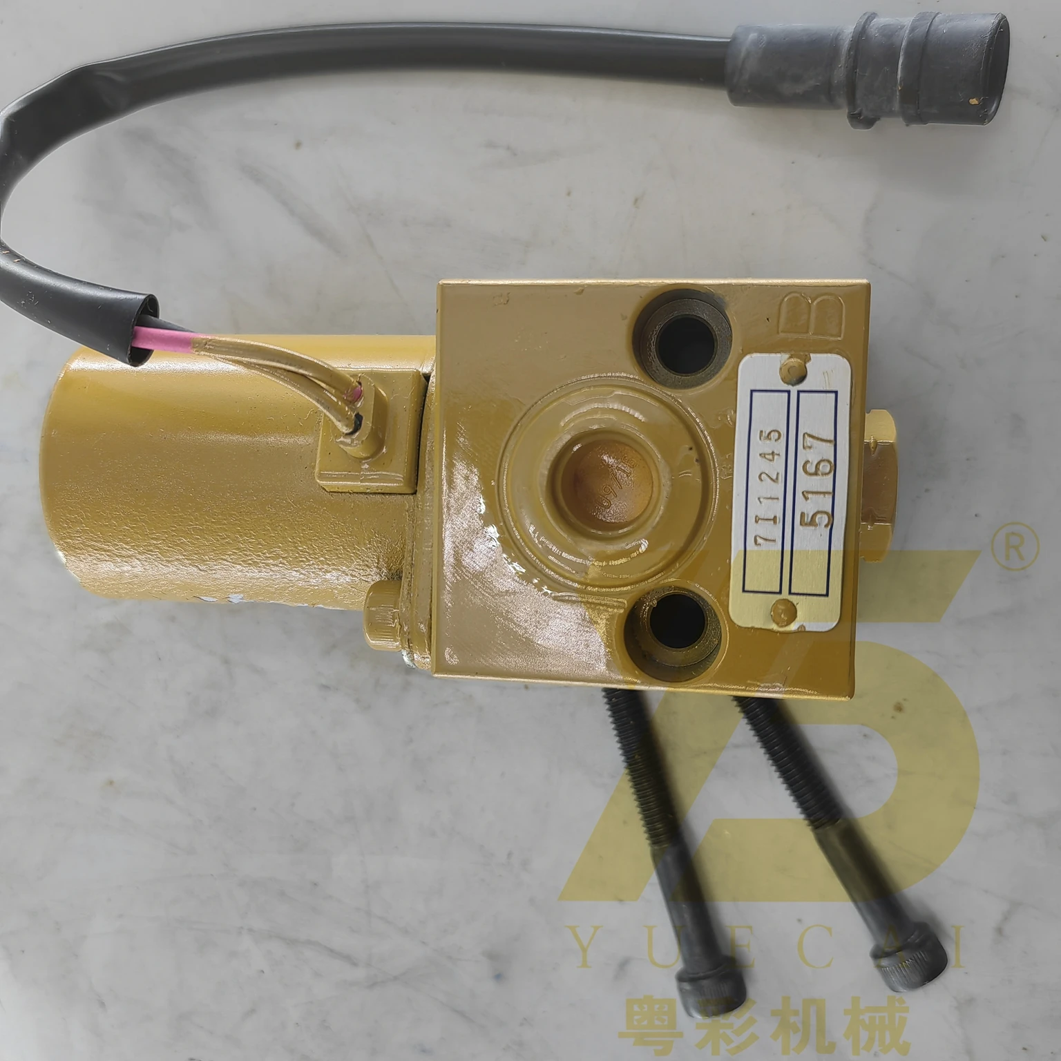 

YUE CAI Excavator Parts E320 E325 E330 320 325 330 350 375 Hydraulic Pump Solenoid Valve 4I5674 7I1245 4I-5674 7I-1245