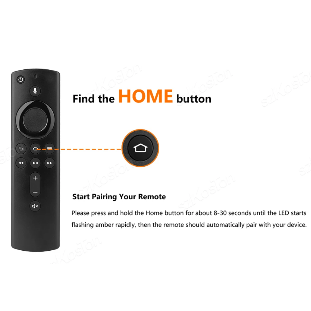 L5B83H Replacement Voice Remote Control for A-M-Z Smart TV Cube 2nd Gen & 1st Gen Compatible with Fire Smart TVs Stick Lite 4K