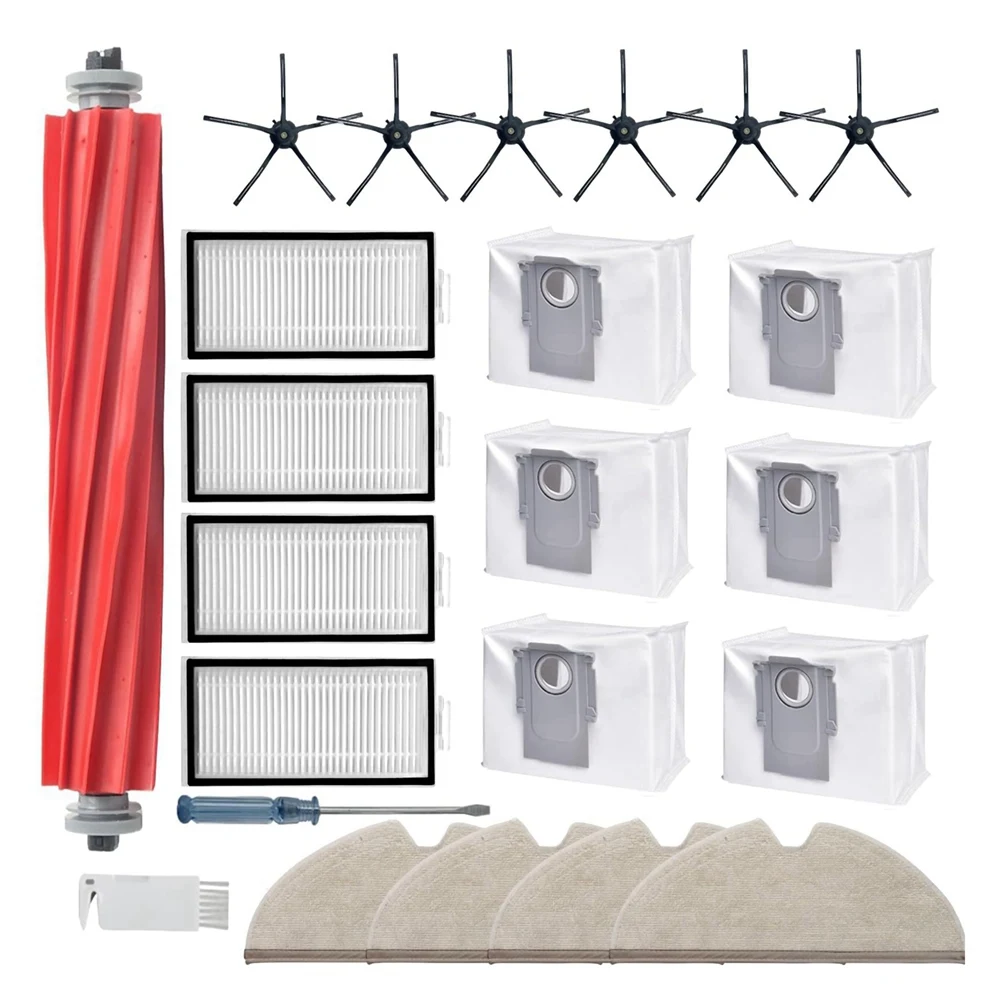 ABGH-Vacuum Cleaner Replacement Parts Kit For Roborock Q7 / Q7+ / Q7 Max / Q7 Max+ Vacuum Cleaner Parts Set