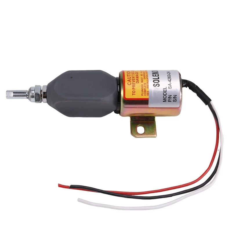 24V Fuel Stop Solenoid Fuel Shut Off Solenoid SA-4269-24 600-815-7550 For Komatsu PC60-7 PC75UU-3 PC78US-6 Excavator