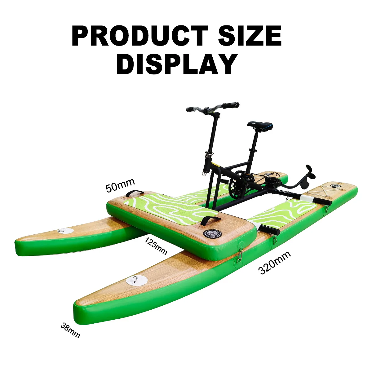 High Quality Inflatable Pontoon Water Tricycle Bicycle Pedal Boat Favorite Factory Discount Water Park Rides for Play
