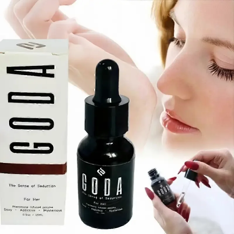 GODA Perfume de mujer – Original – Jazmín y rosa de larga duración – Dulce y picante – Vegetariano sin problemas de animales – 15ml/0,5