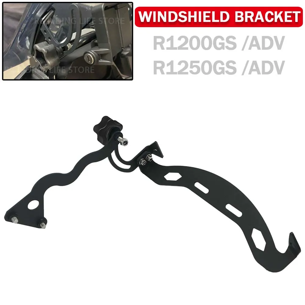 

Motorcycle Windshield Stabilizer Strengthen Mount Kit For BMW R 1200 GS R1200GS ADV R1250GS Adventure Windscreen Holder Bracket