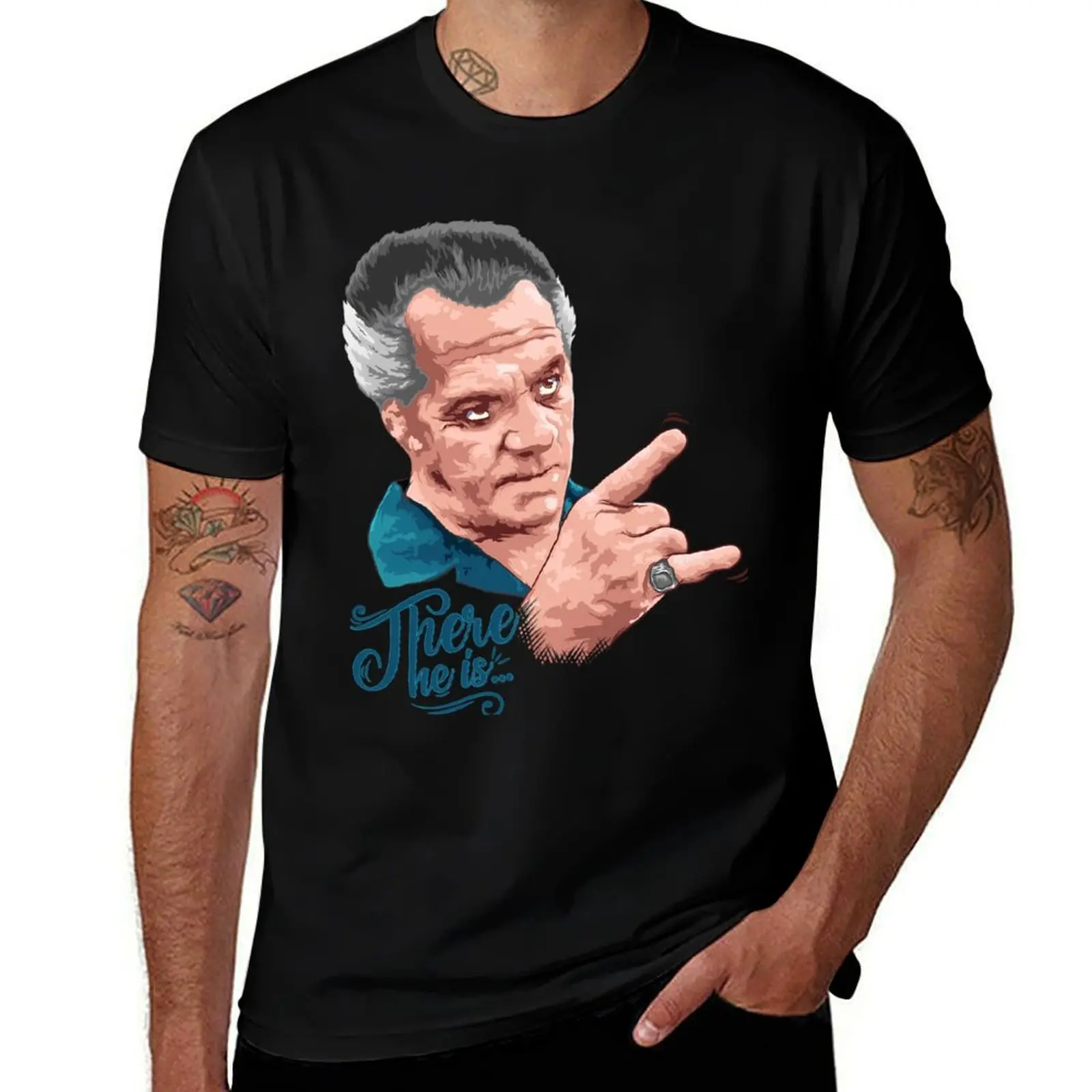 Paulie Walnuts T-Shirt Basic All Season Solid T-Shirt