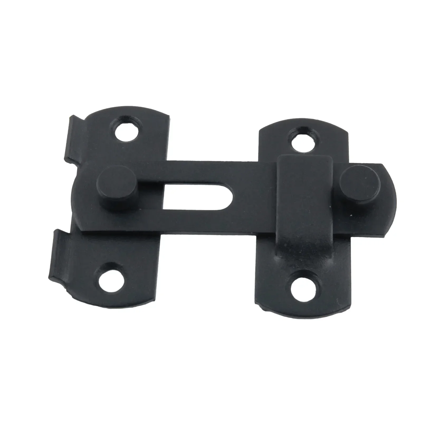 

Home Gate-Latch Accessories Buckle Flip Latch Hardware Safety Door Bolt 7cm X 5cm X 2cm Matte Black Paint Finish