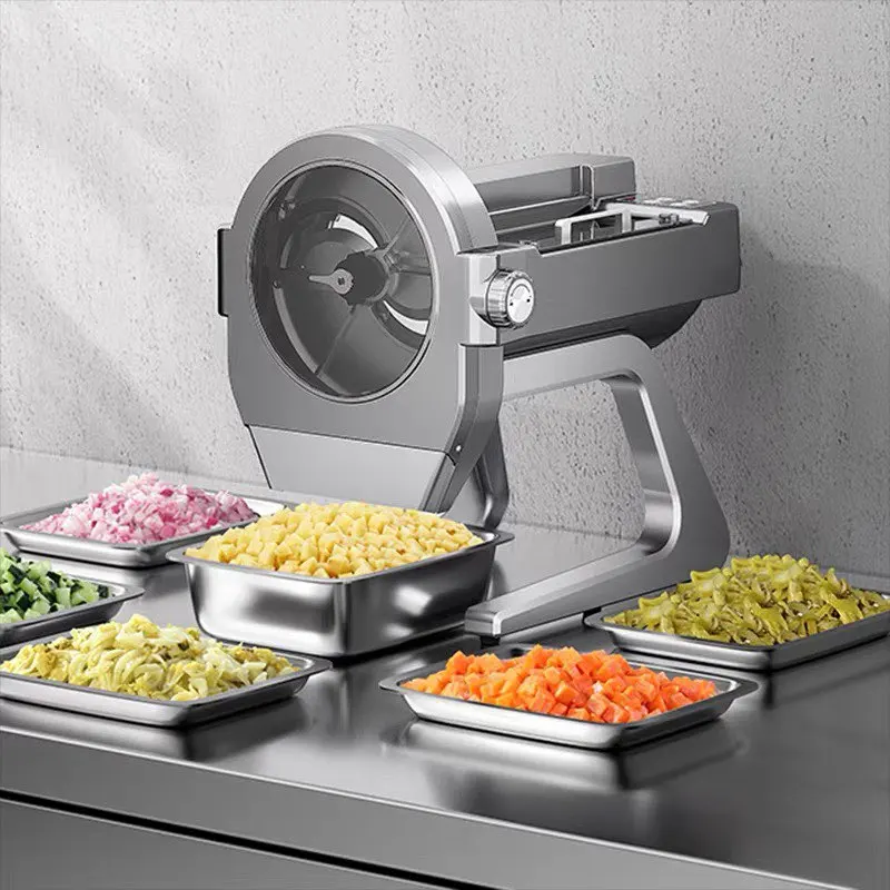 Commercial Electric Multifunctional Vegetable Slicer Cutter Chopper Machine and Salad Maker for Restaurant