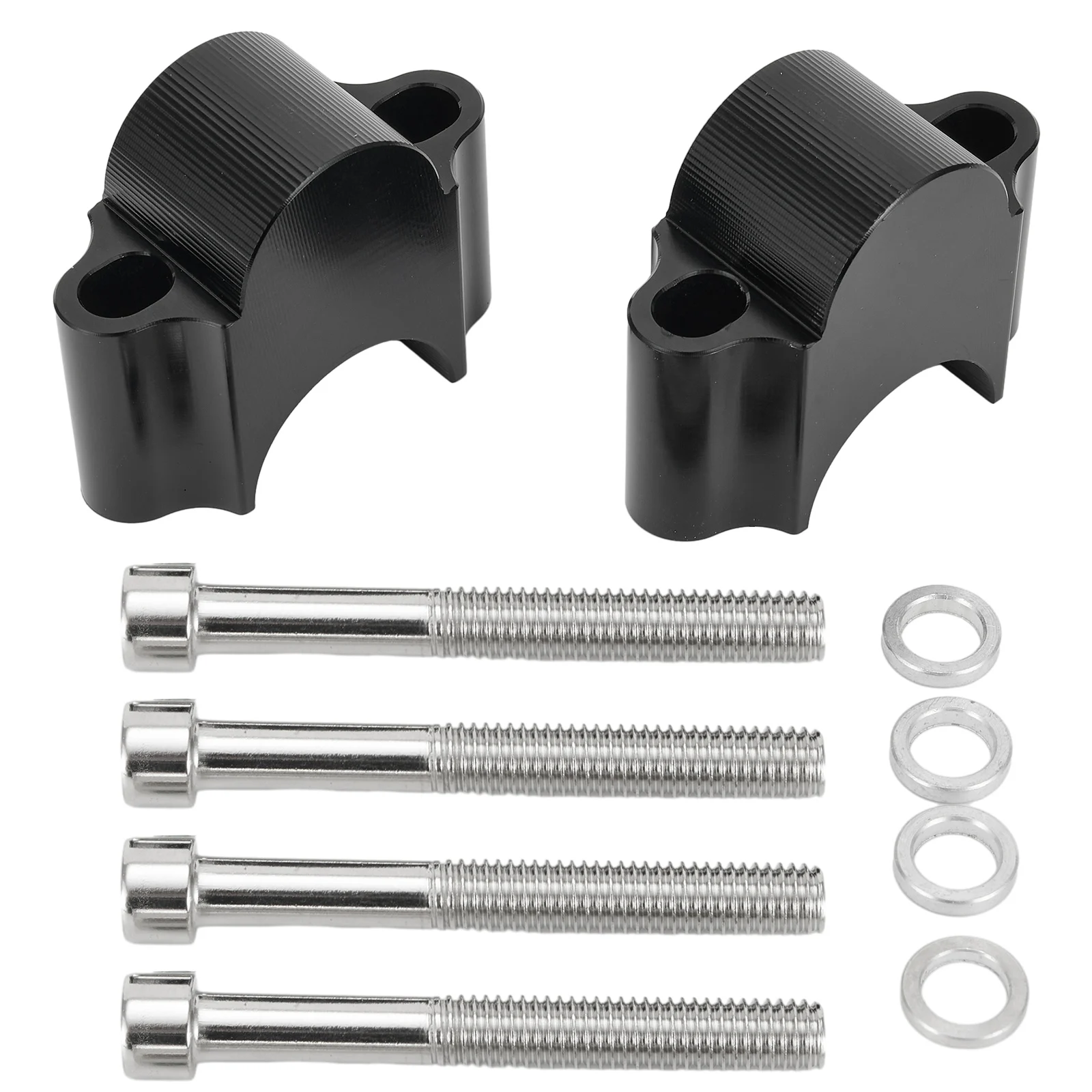 Experience Superior Performance with Black Handle Bar Riser Adapter Risers for For KAWASAKI Z900RS Z900 2018 2020
