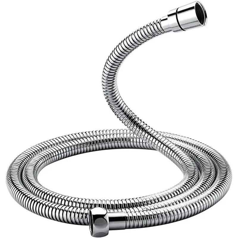 1.5M Stainless Steel Shower Hose Extension Tube, Flexible Bathroom Handheld Showerhead Water Pipe Replacement Accessories