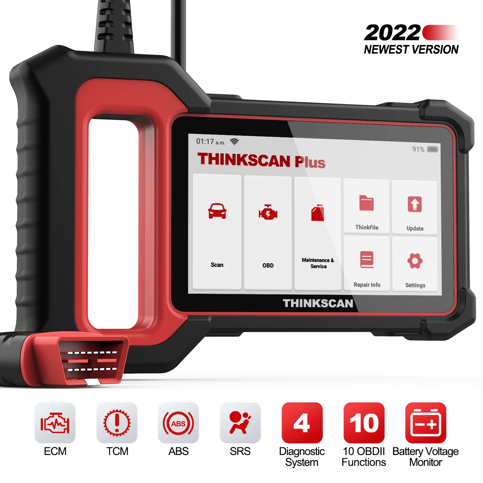 THINKCAR Thinkscan Plus S7 S6 S4 Obd2-scanner Autodiagnostische hulpmiddelen Automotivo Scanner Autodiagnosetool Codelezer 28 Resets