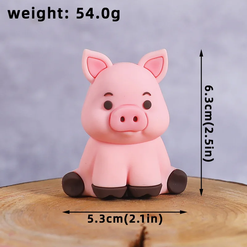 1pcs Farm Animal Party Cake Decoration Animal Cake Topper Kid Baby Shower Birthday Party Cake Decor Farm Animal Theme Party