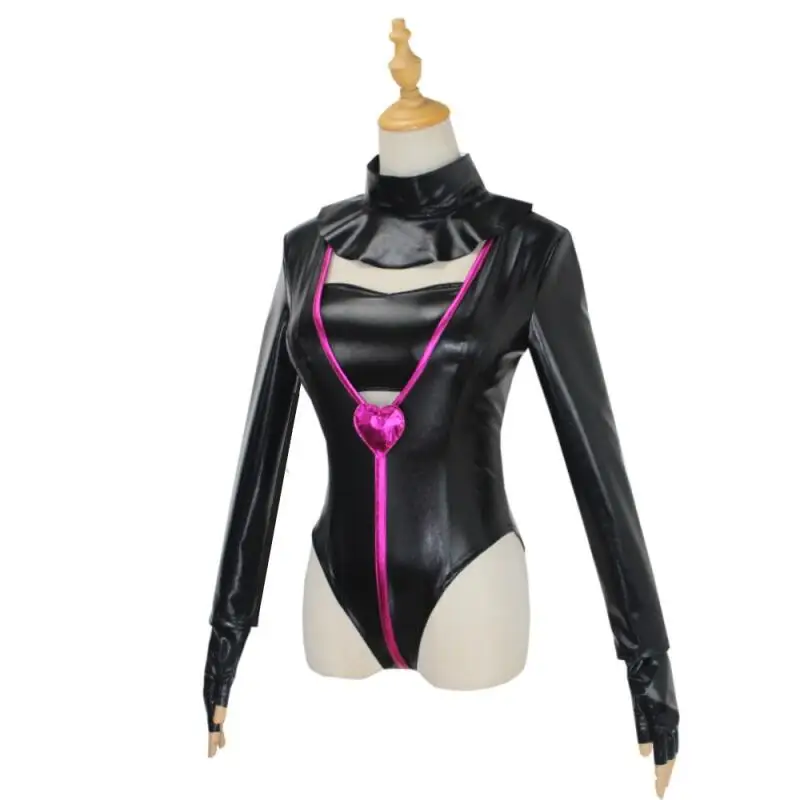 Anime Hell Inn Hotel Angel Cosplay Costume Suit Devil Angel Dust Leather Jacket Halloween Costumes for Women Anime Clothes Custo