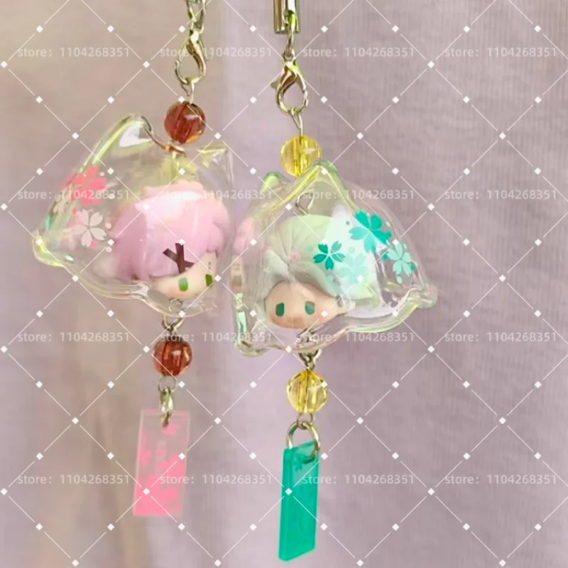 Echte Windbreker Windgong Snoepkorrels Serie Blind Box Kawaii Sleutelhanger Mystery Box Speelgoed Decora Anime Figuur Verjaardagscadeau