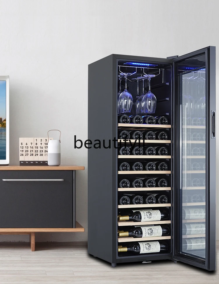 

Tea, red wine thermostat ice bar, air-cooled 46 pcs, red wine thermostat wine cabinet household compressor