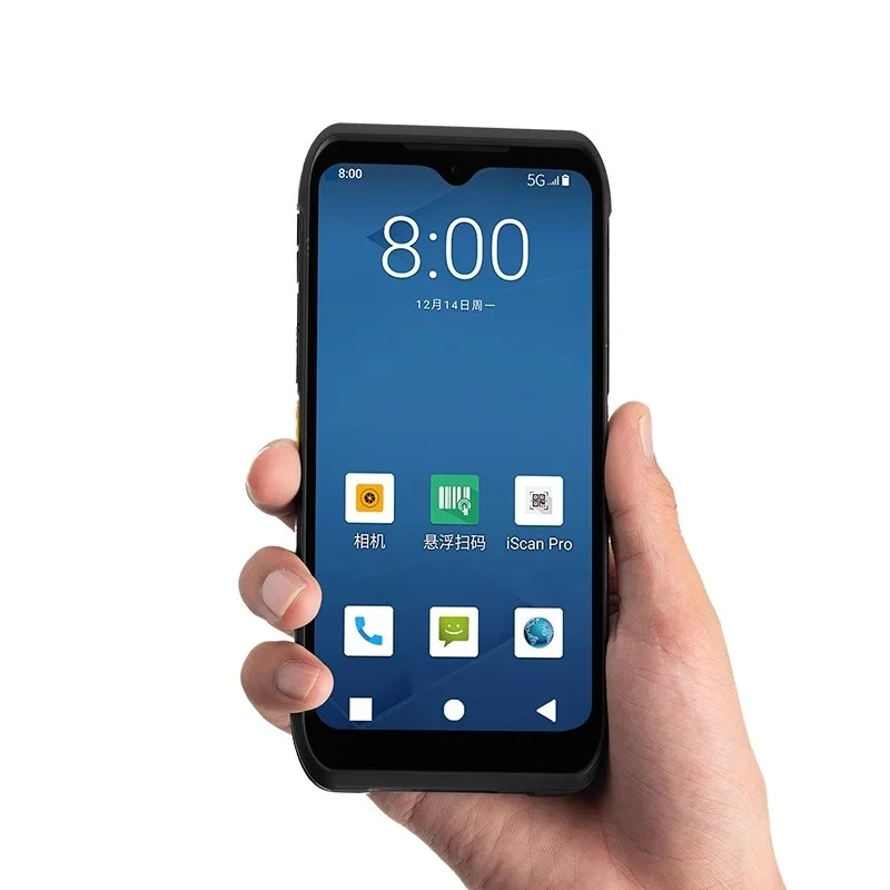 IData T2 PLUS IP68 8-Core 4500mAh Handheld Computer Rugged 2D QR Code Terminal Handheld Android Barcode Scanner PDA