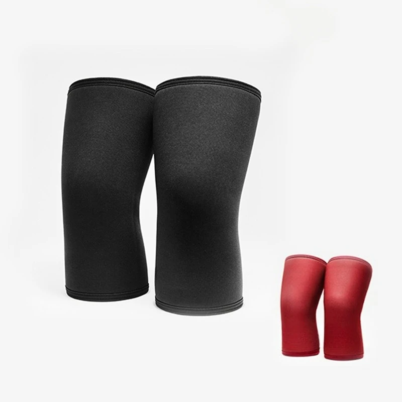 

Тяжелые мягкие наколенники, наколенники с силовой подъемкой, становая тяга для приседаний, тяжелая атлетика, фитнес, специальные соревнования 7 мм.