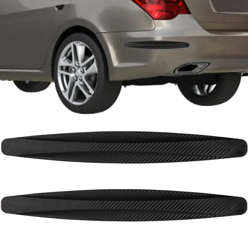 Car Rubber Bumper Protector, Tiras Anti-Colisão Automotivas, Veículo Front Rear Corner Guard Acessórios, 2pcs