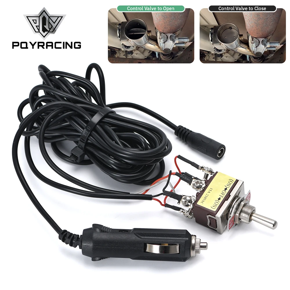 Universal Manual Switch control Switch For Exhaust Muffler Electric Valve Cutout cut out System Dump Pipe Kit PQY-GJ030