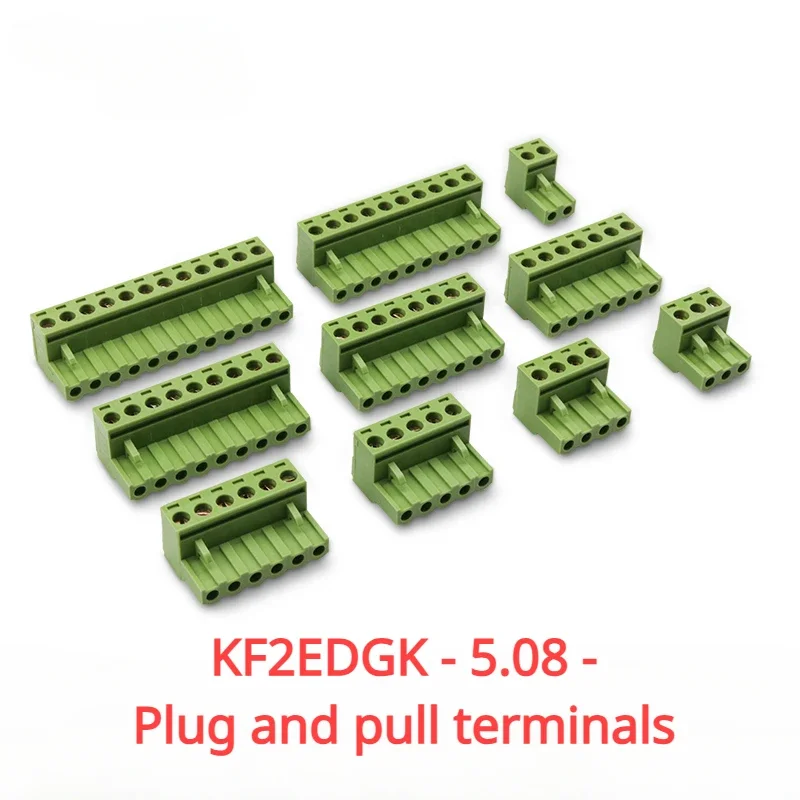 Only plug KF2EDGK-5.082p3p4p5p6p7p8p9p10p12pconnectors with a spacing of 5.08MM