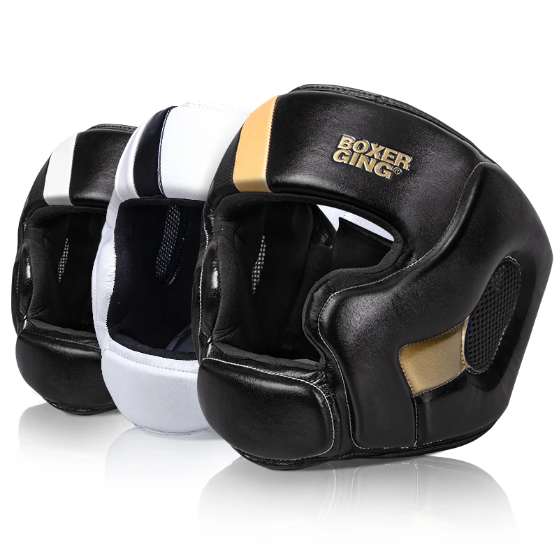 

Kick Boxing Helmet Karate Muay Thai Guantes De Boxeo Free Fight Headgear MMA Head Guard Sanda Training Adults Kids Equipment