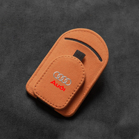 2025 Hot Car Glasses Clip Sun Visor Sunglasses Card Holder Accessory For Audi Quattro Sline A3 A4 A6 A5 Q5 A1 Q7 Q3 Q2 Q8 A7 A8